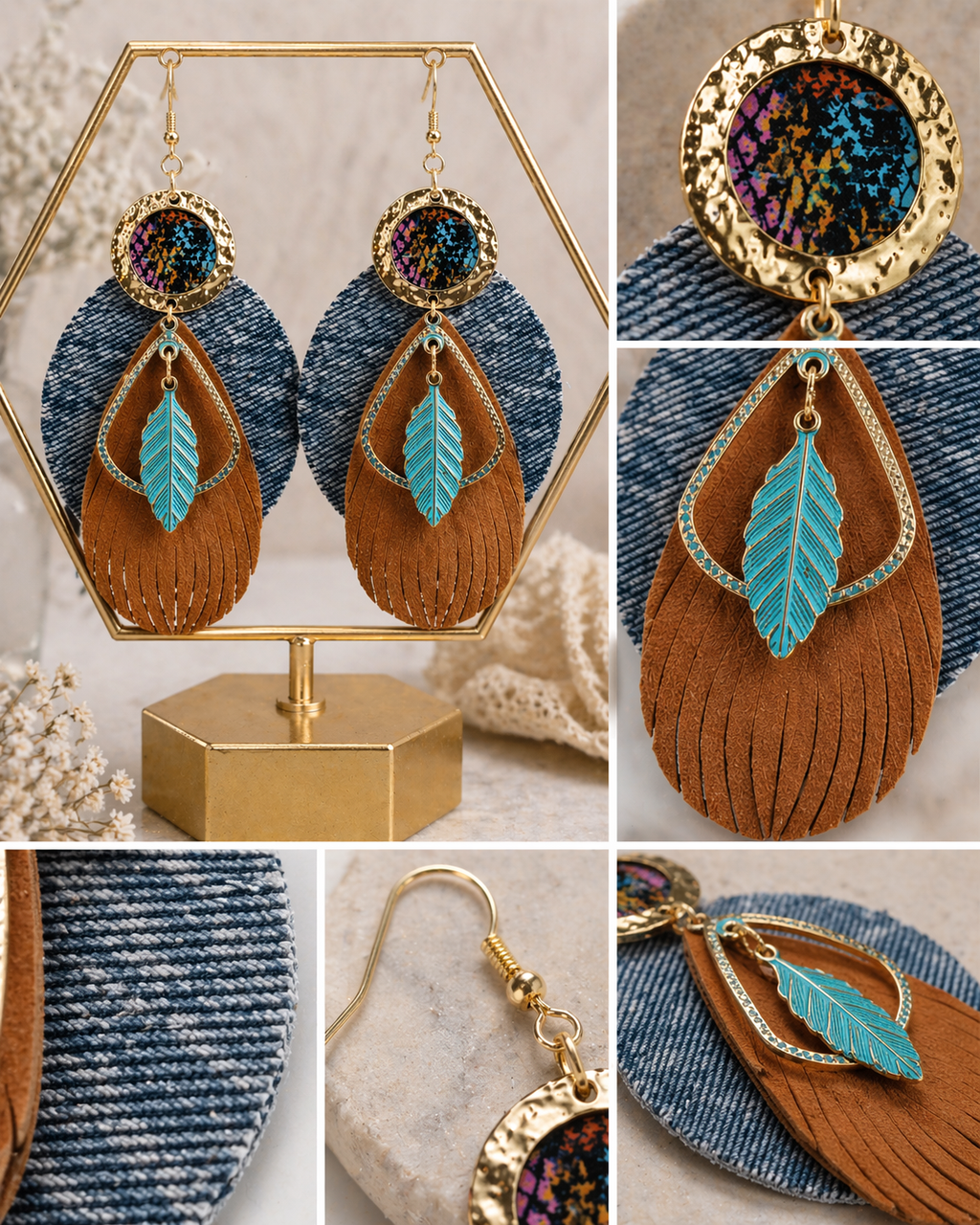 Earth and Sky Earrings