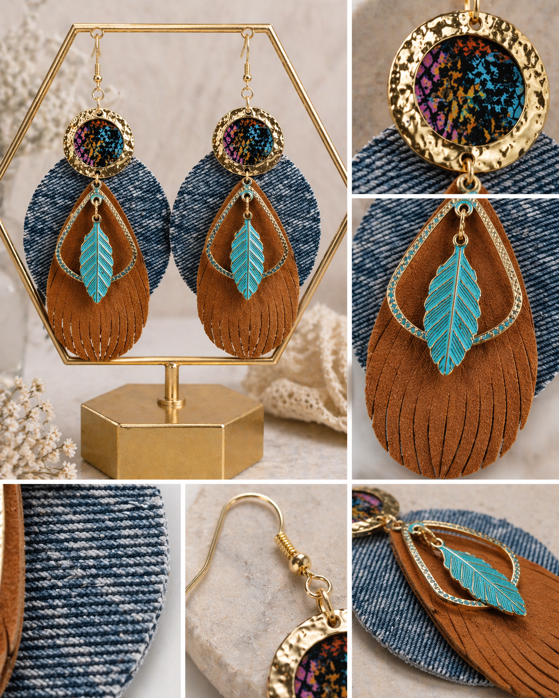 Earth and Sky Earrings