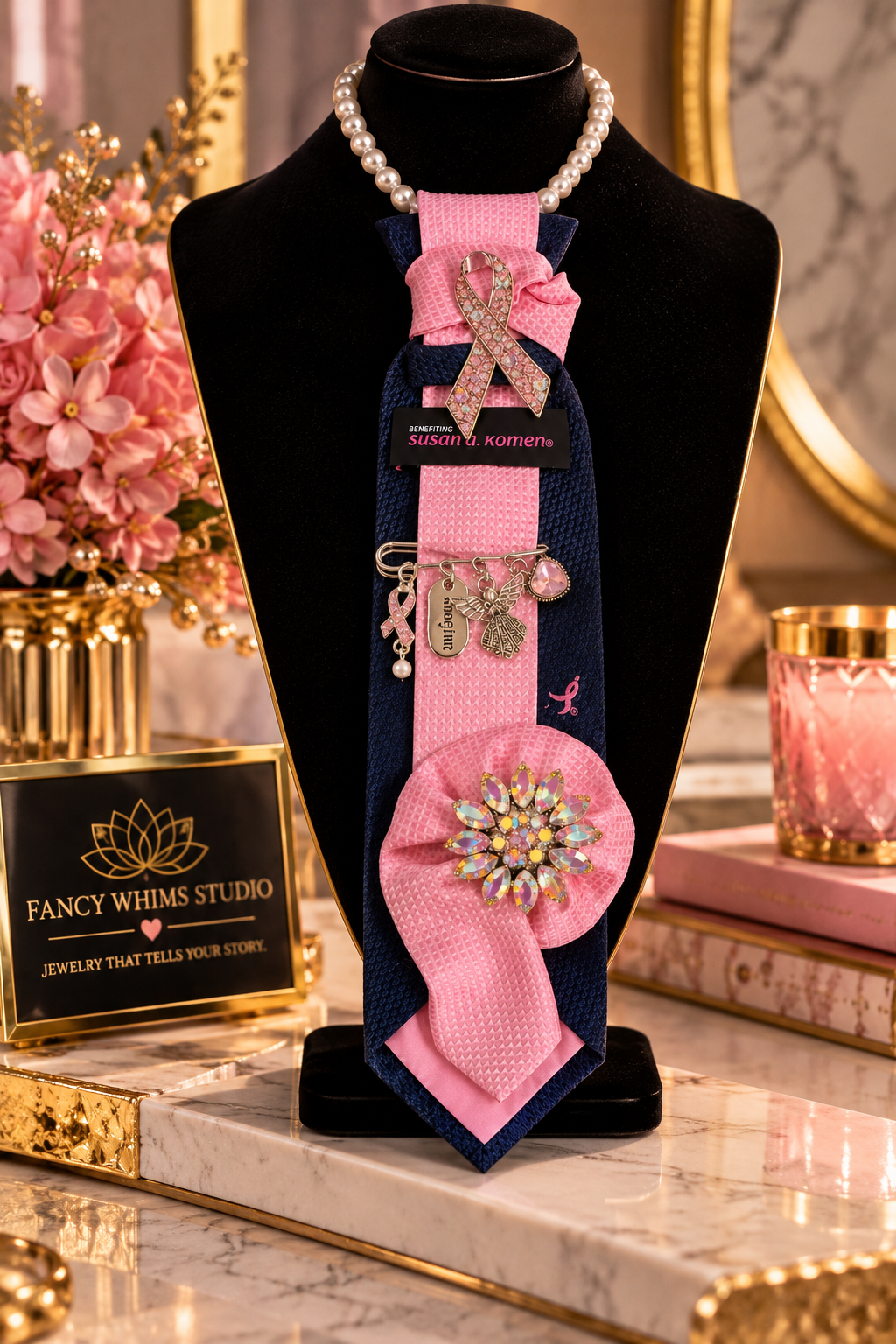 Pink Promise Necklace Tie