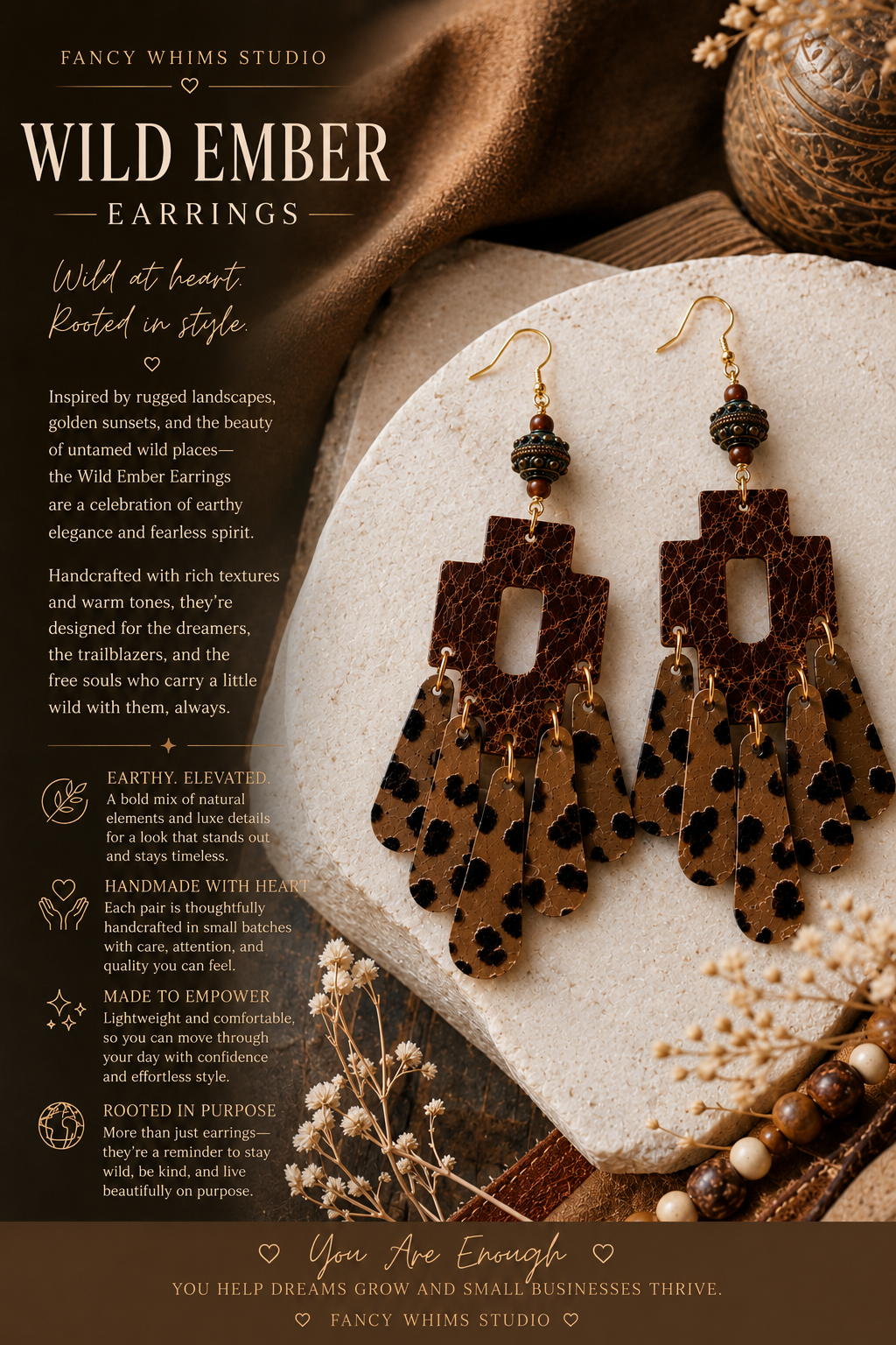 Wild Ember Earrings