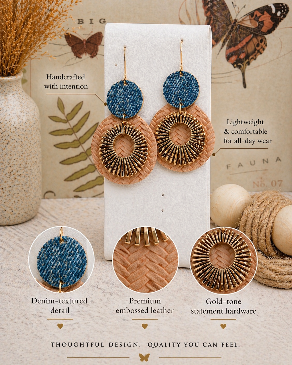 Golden Radiance Earrings