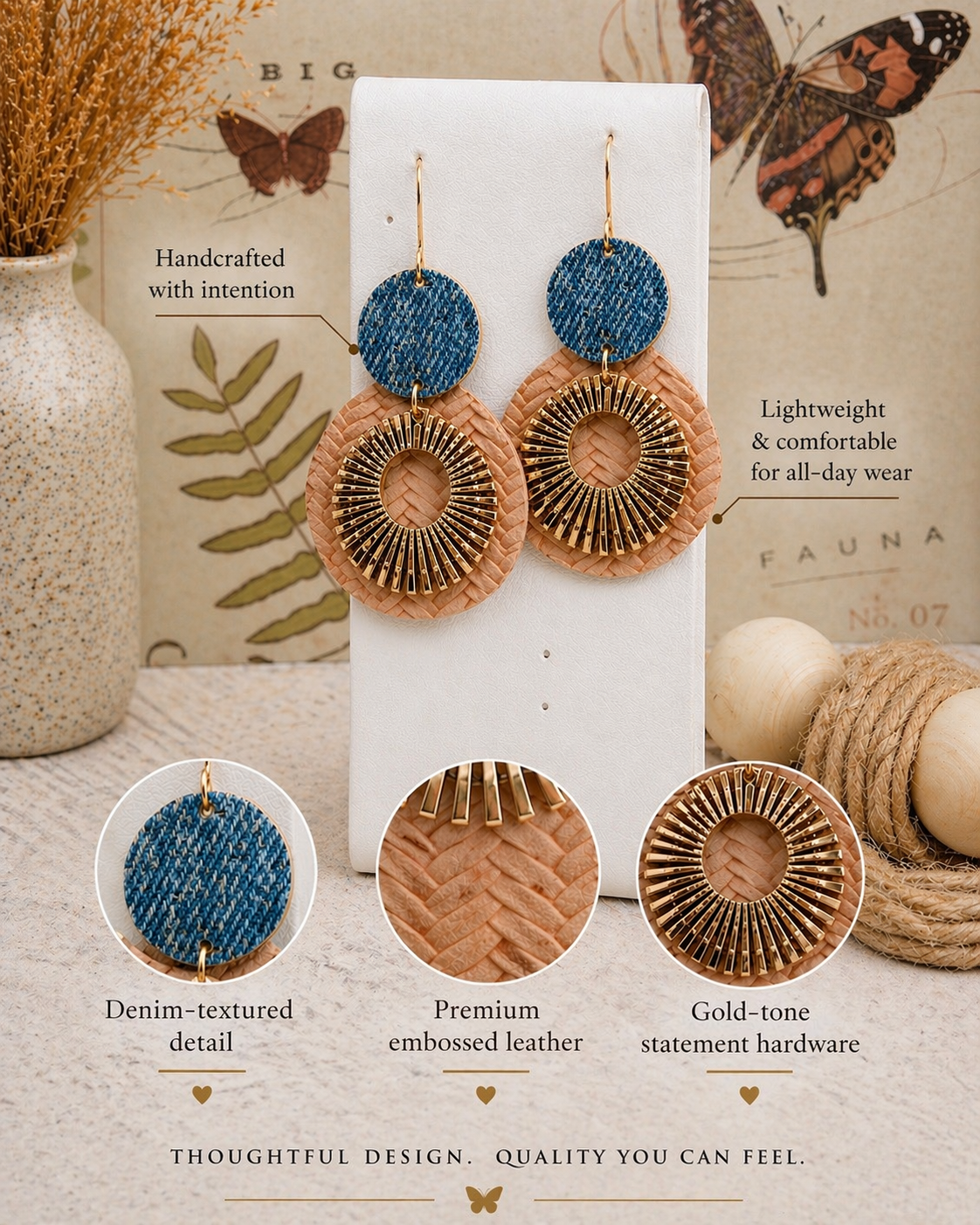 Golden Radiance Earrings