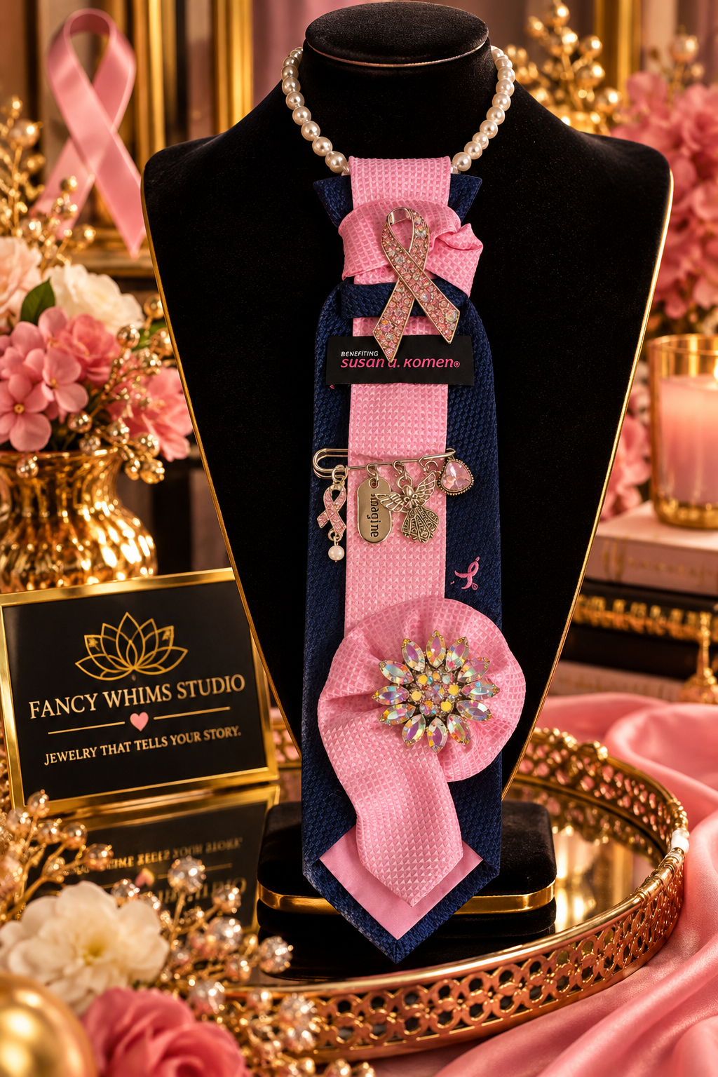 Pink Promise Necklace Tie