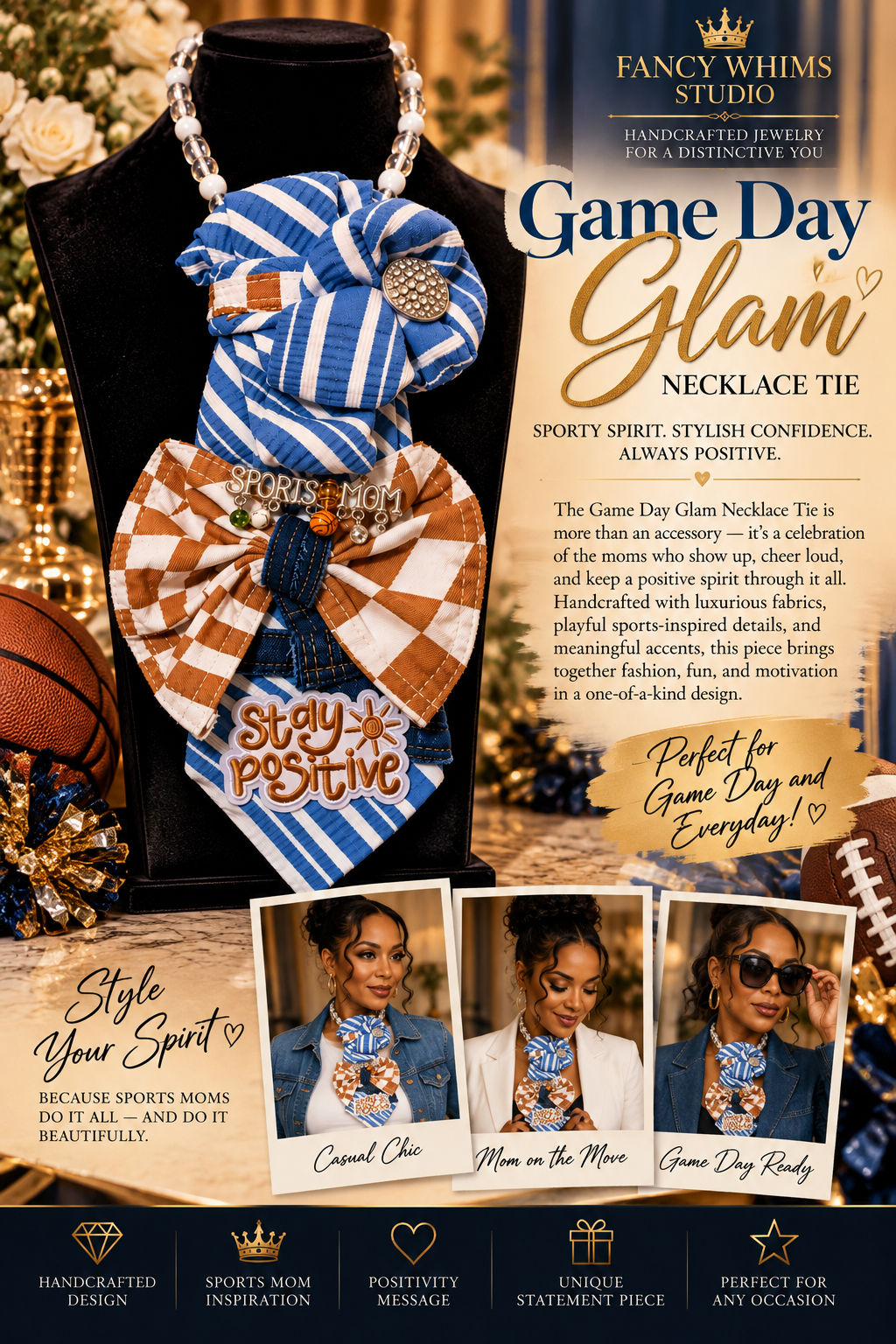 Game Day Glam Necklace Tie