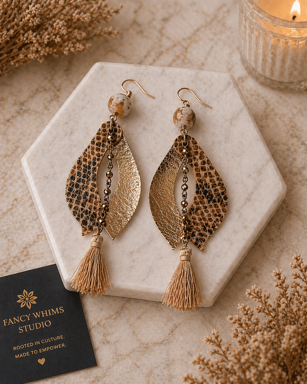 Golden Muse Earrings