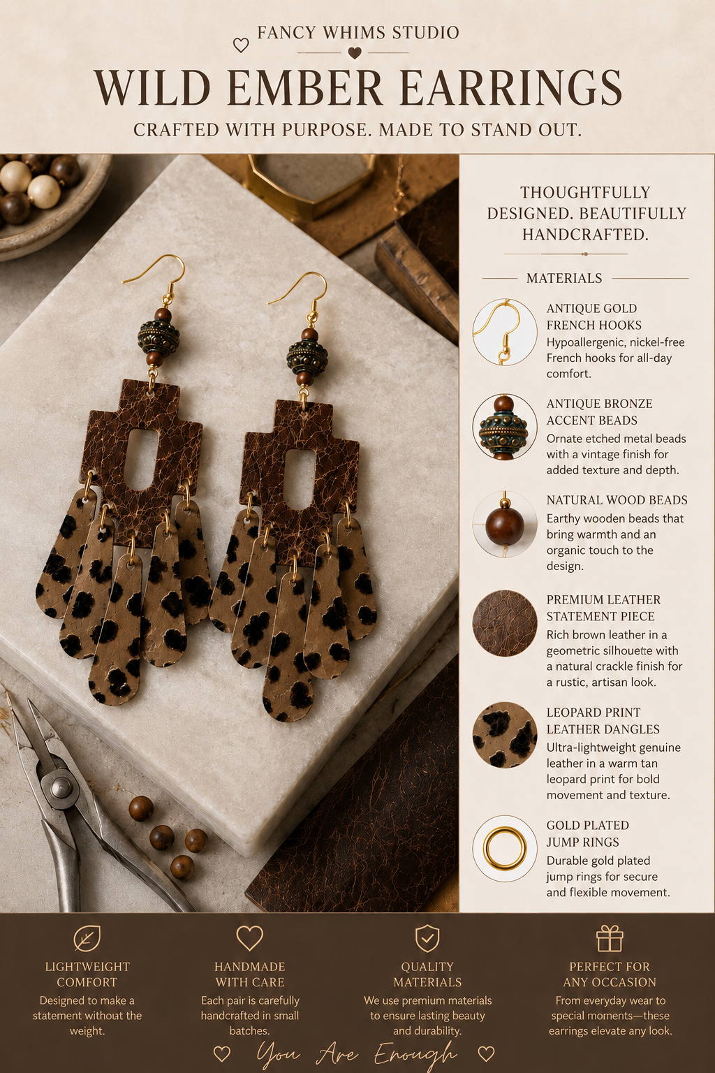 Wild Ember Earrings