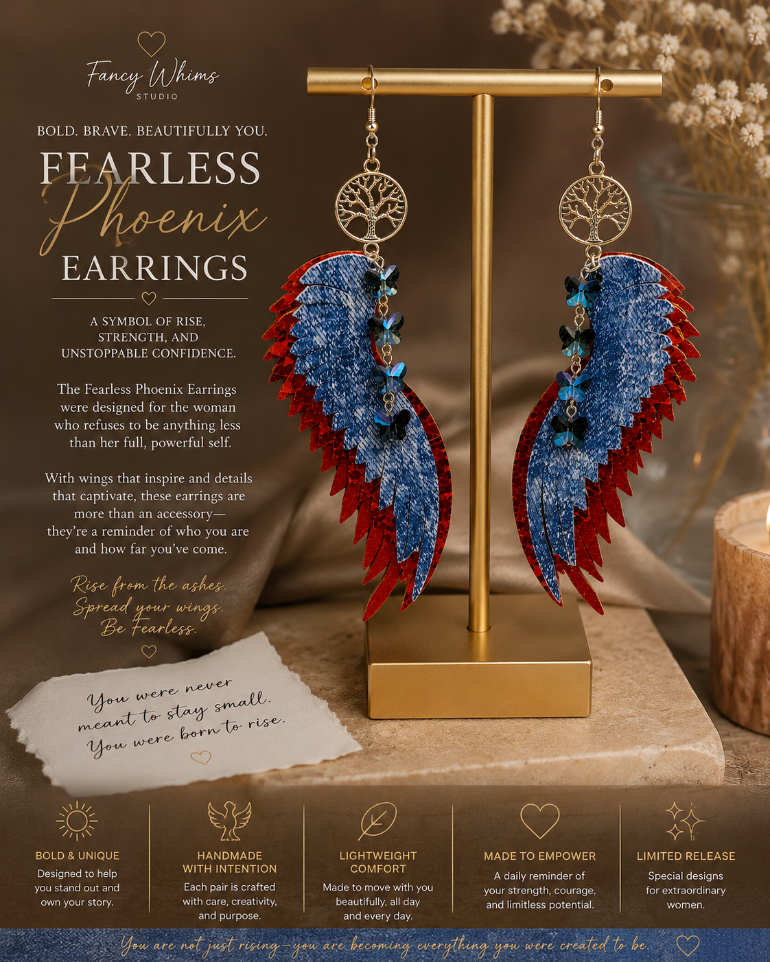 Fearless Phoenix Earrings