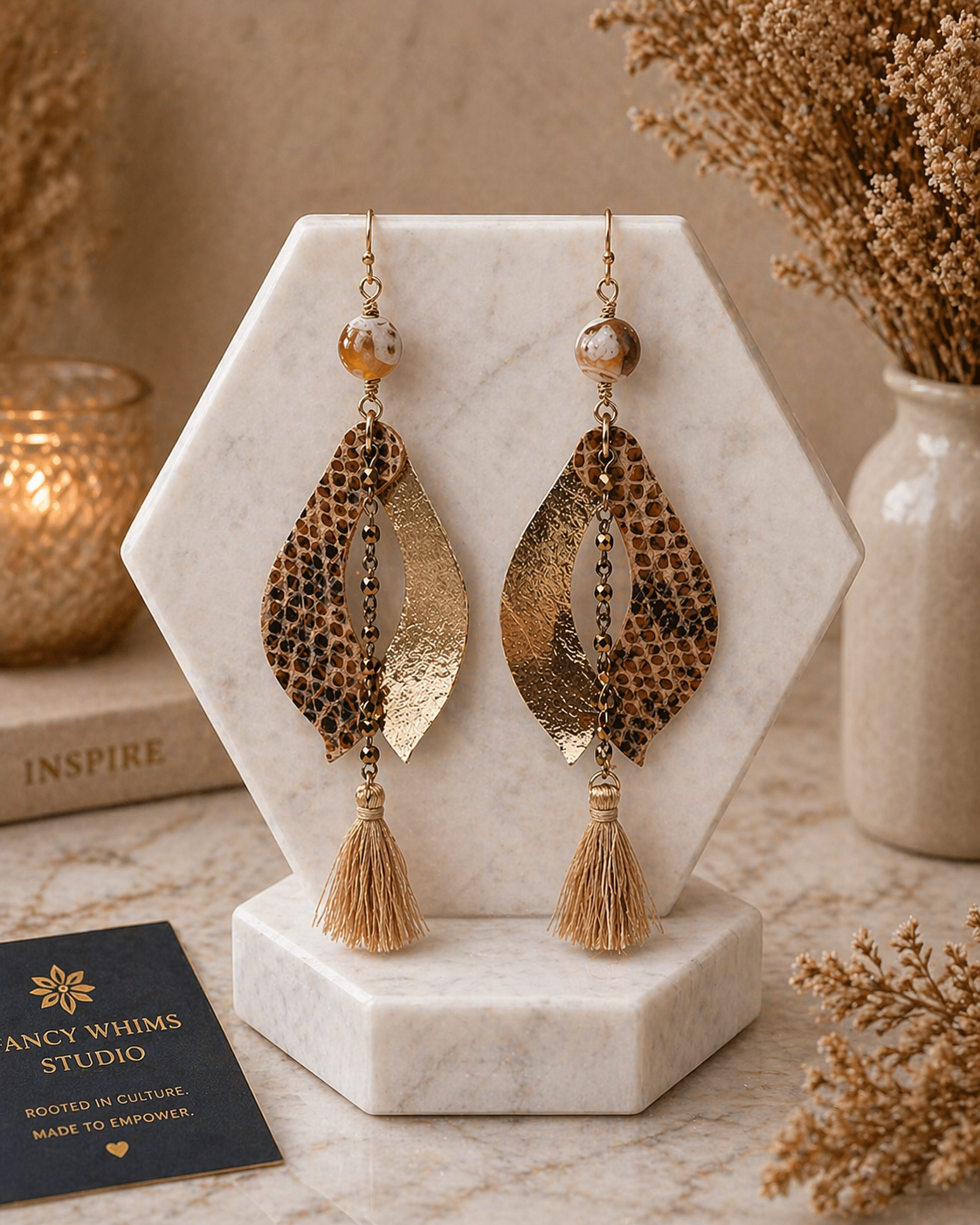 Golden Muse Earrings