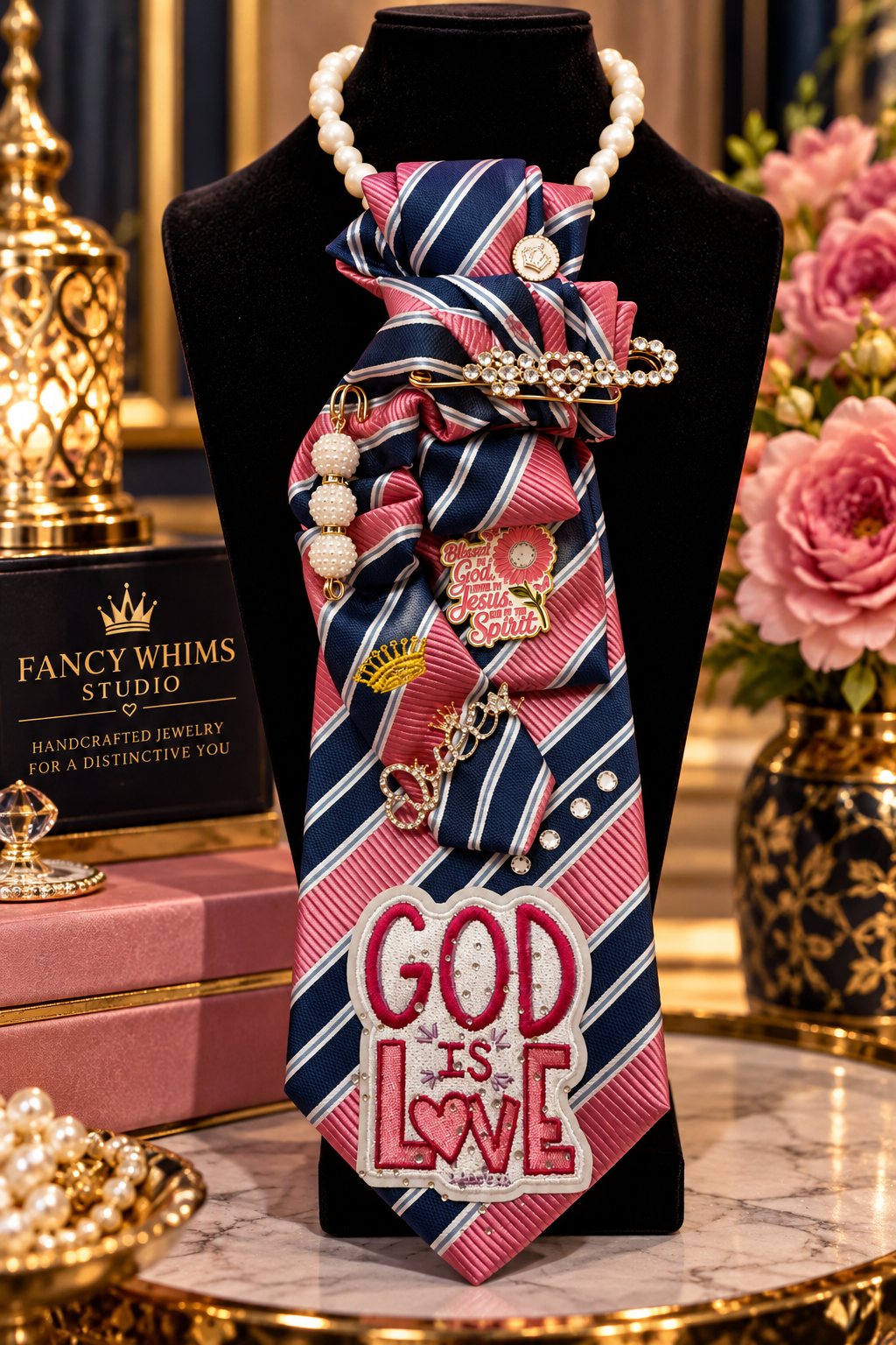 Crowned in Faith Necklace Tie