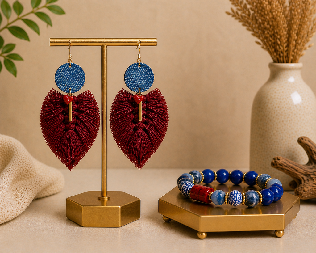 Crimson Heart Jewelry Set