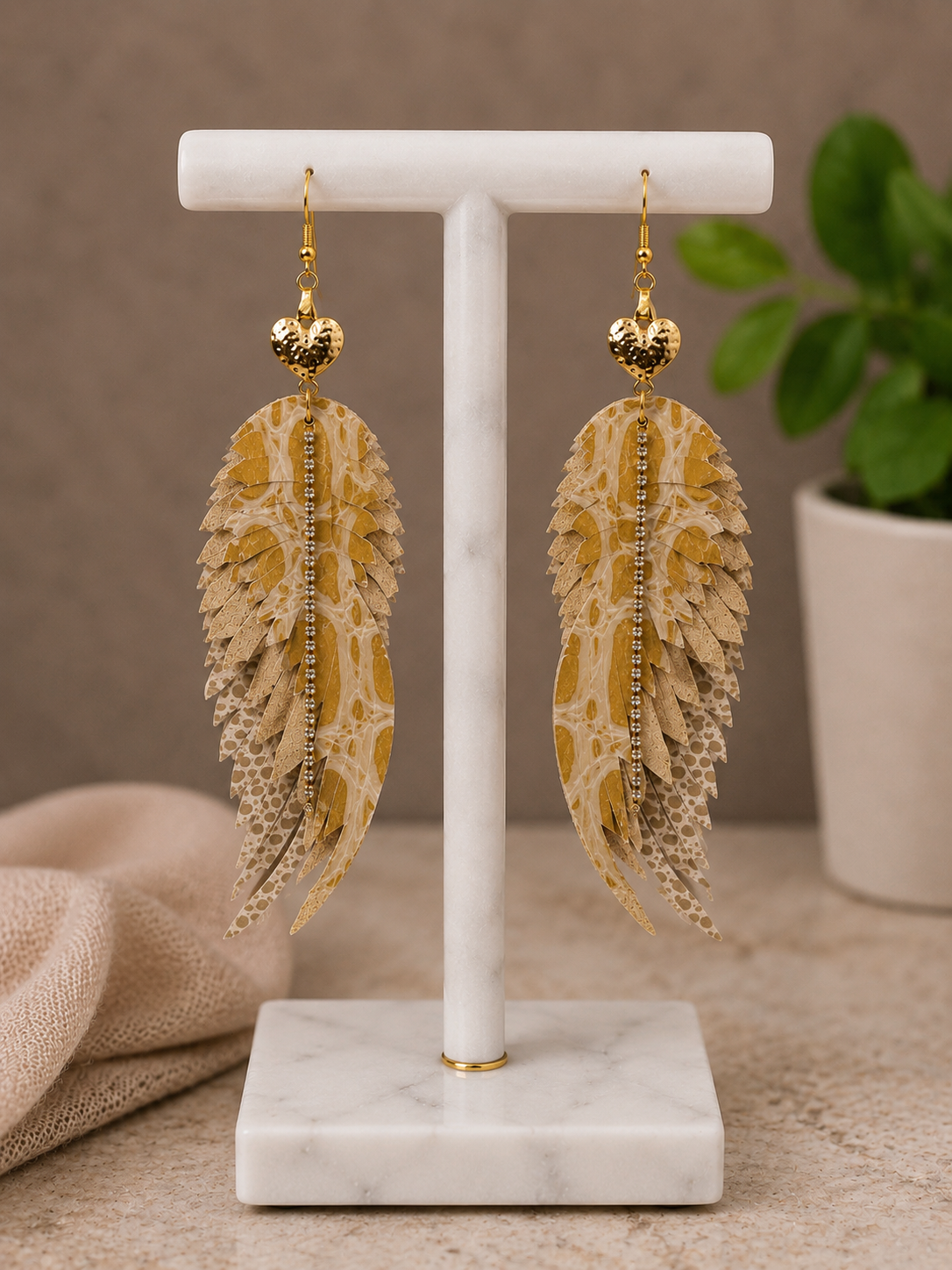 Golden Whisper Earrings