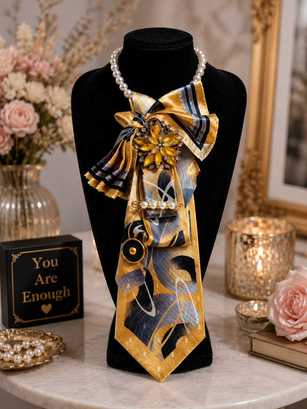 Golden Aura Necklace Tie