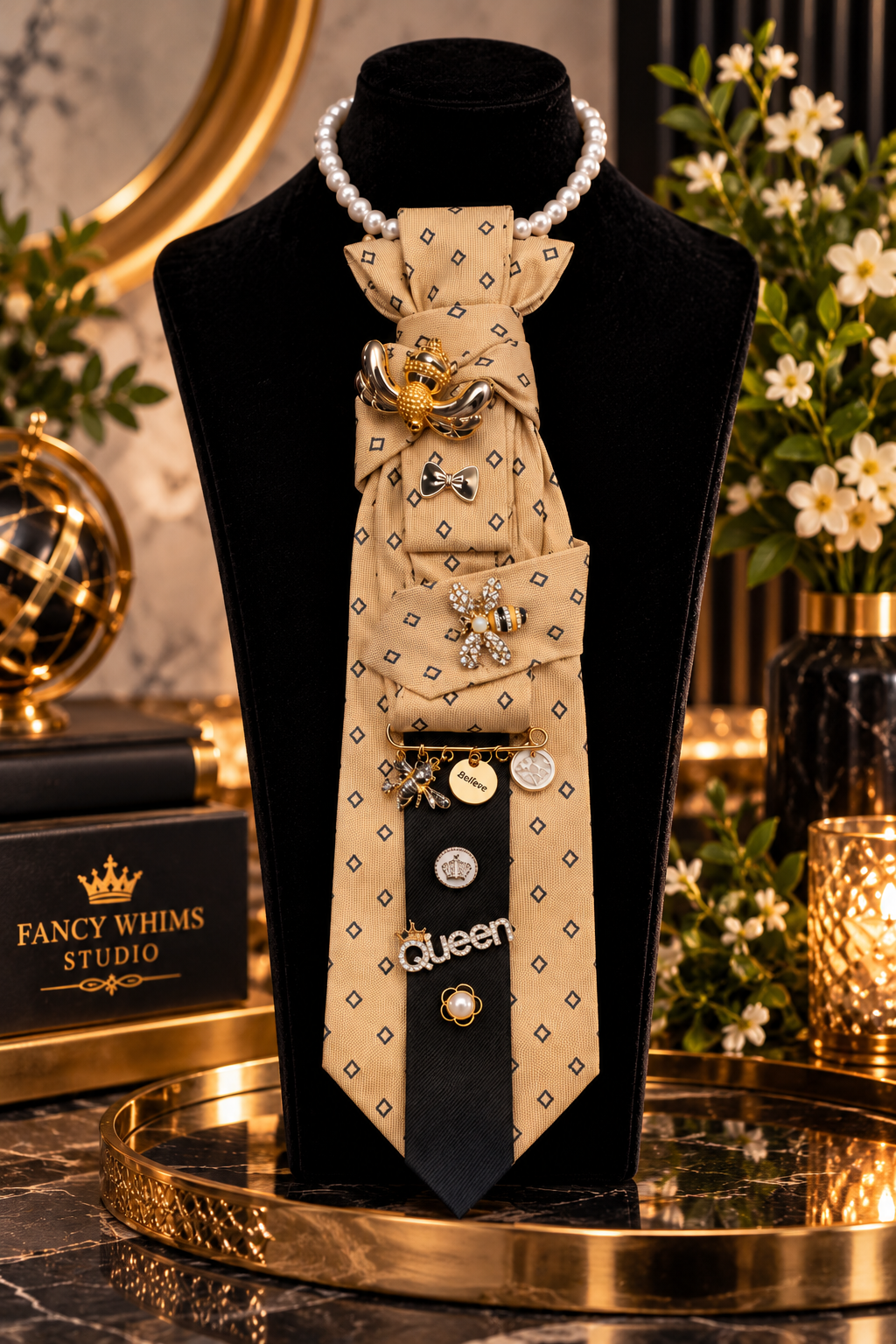 Queen Bee Necklace Tie