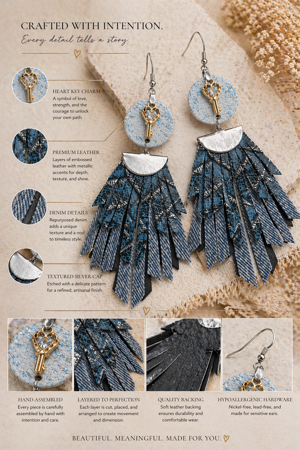 Indigo Muse Earrings