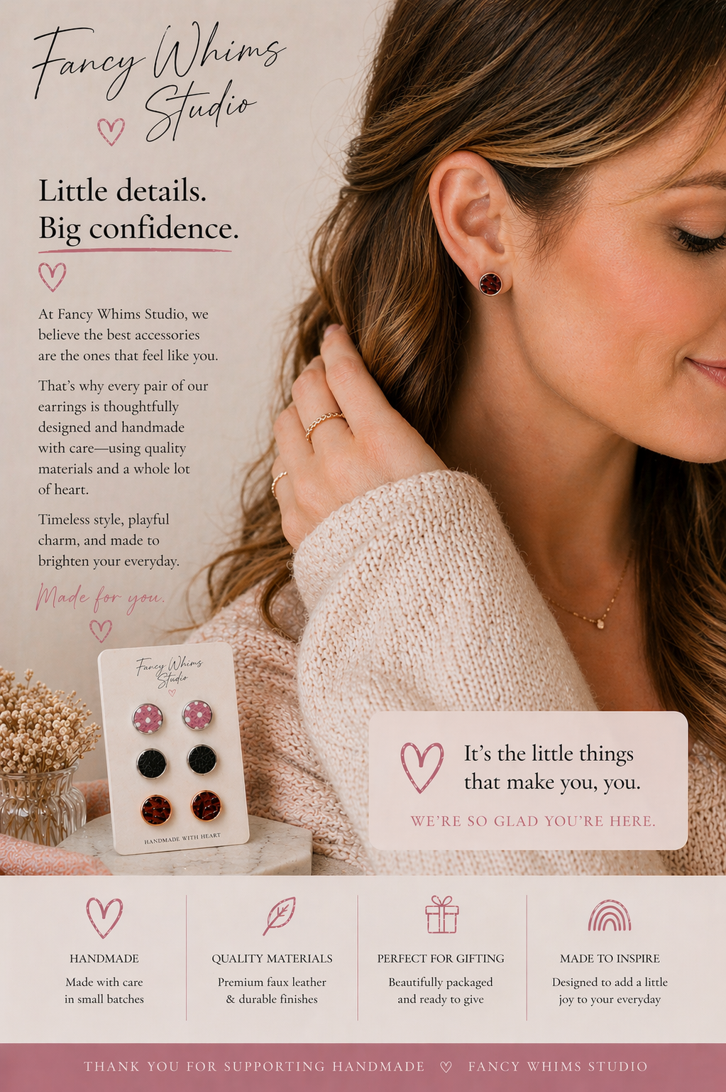 Sweet & Bold Stud Set
