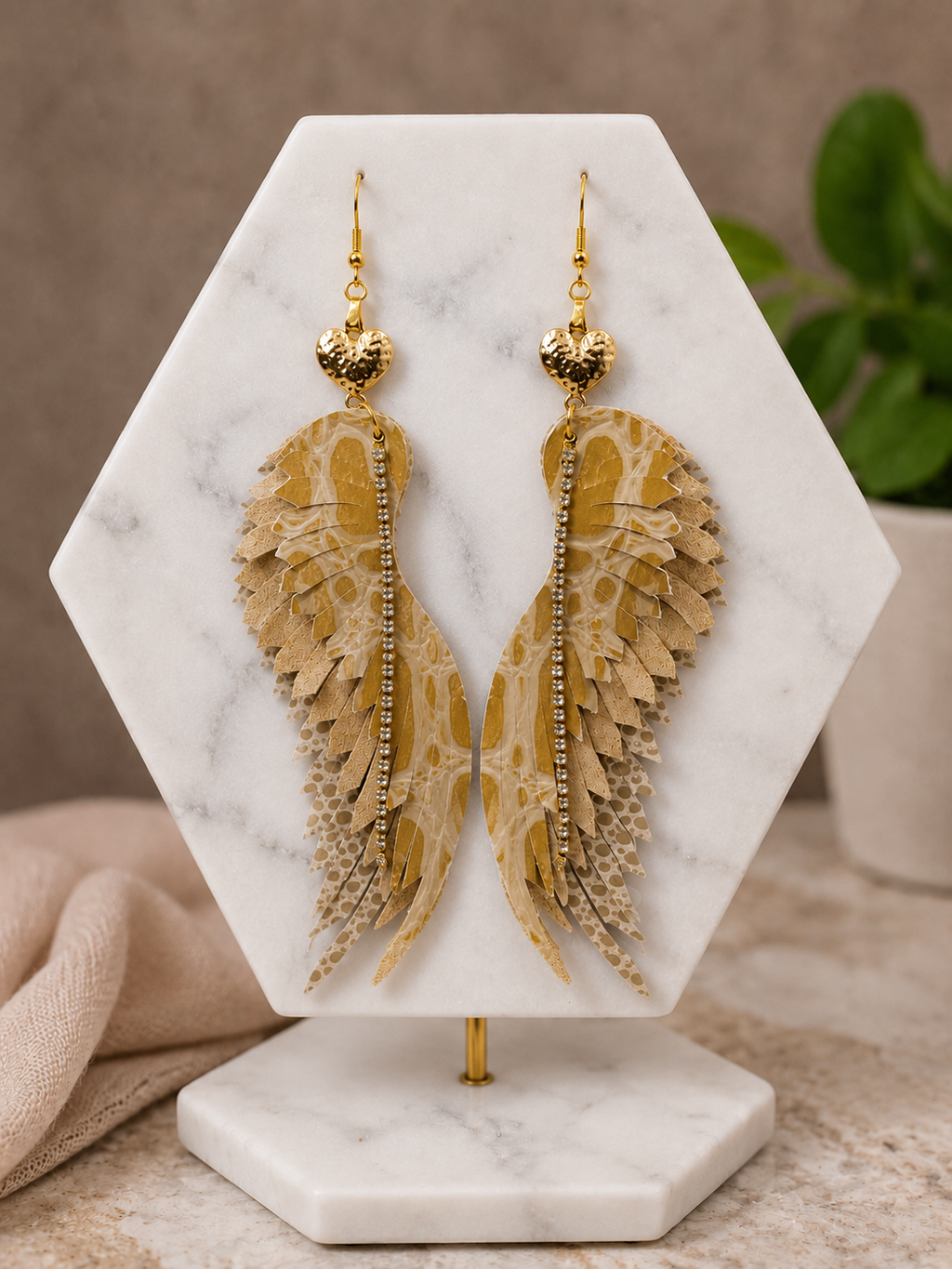Golden Whisper Earrings