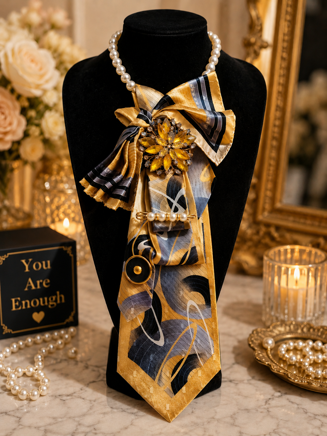 Golden Aura Necklace Tie