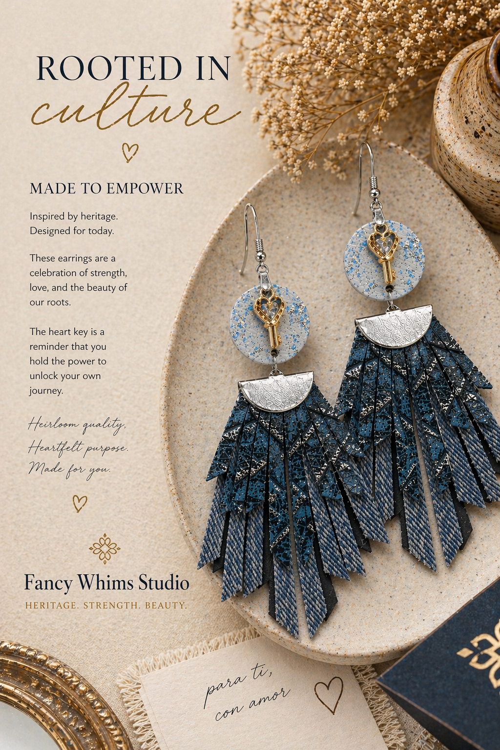 Indigo Muse Earrings