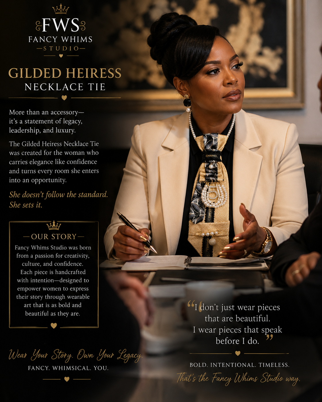 Gilded Heiress Necklace Tie
