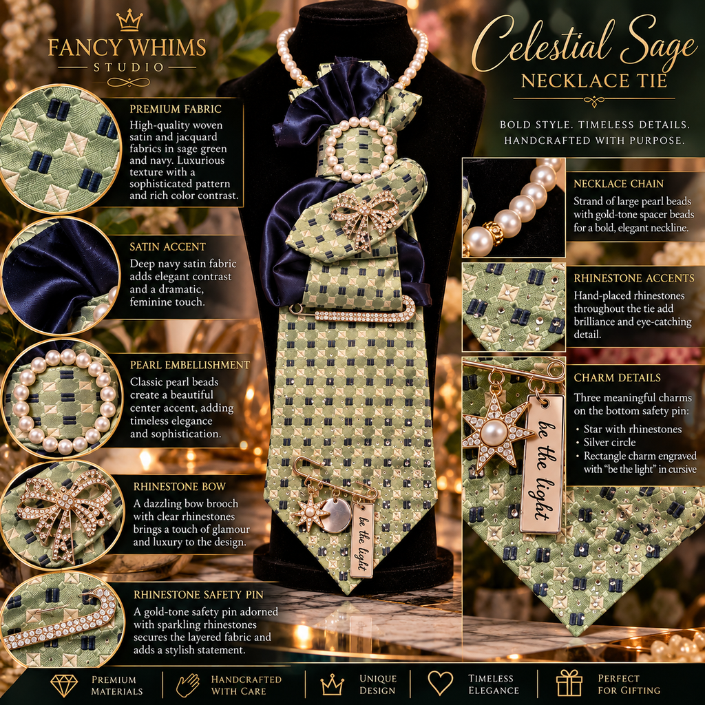 Celestial Sage Necklace Tie