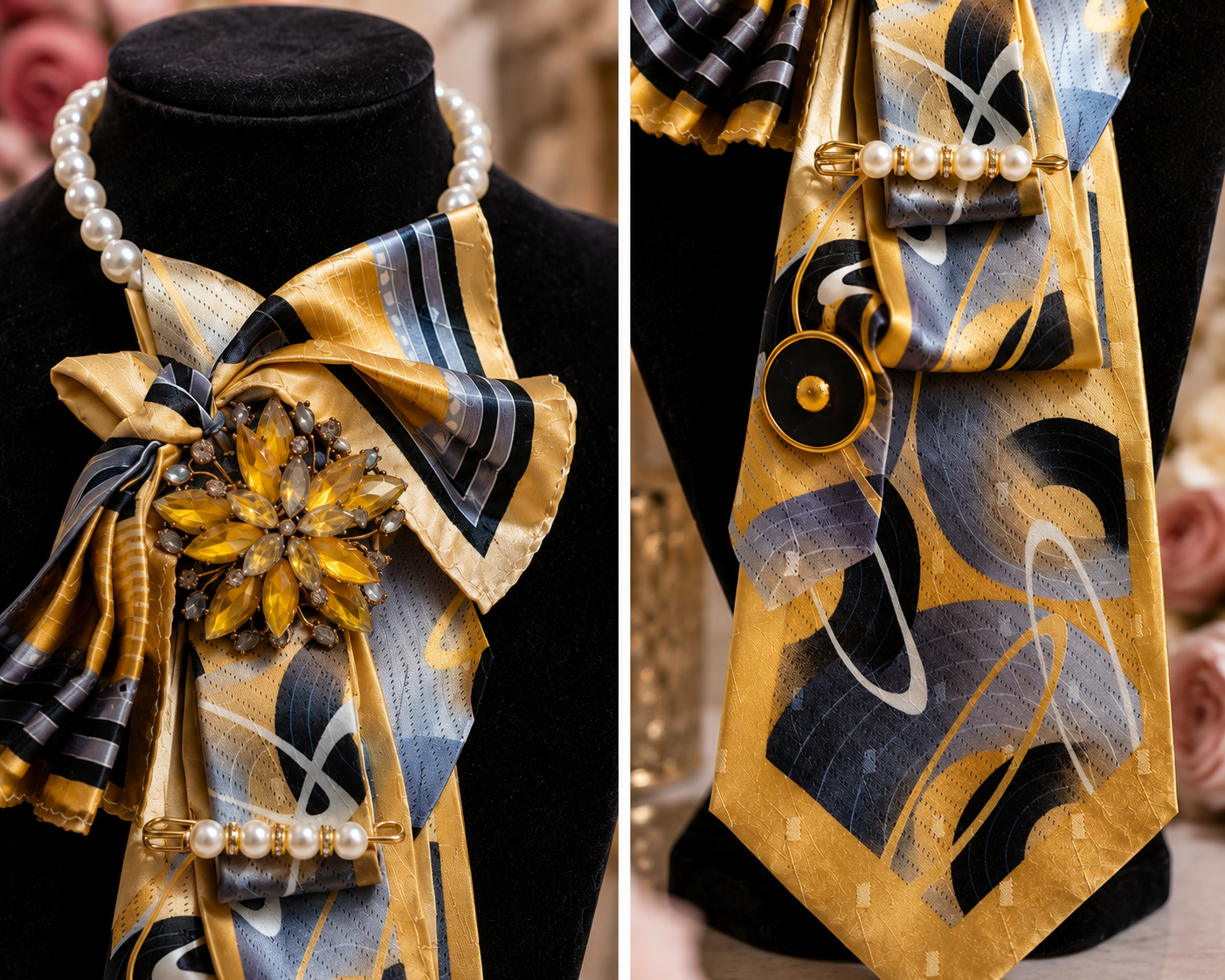 Golden Aura Necklace Tie