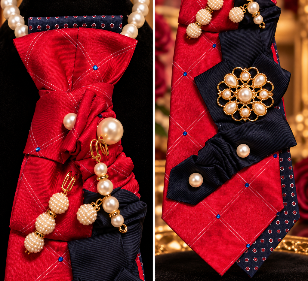 Scarlet Rouge Necklace Tie