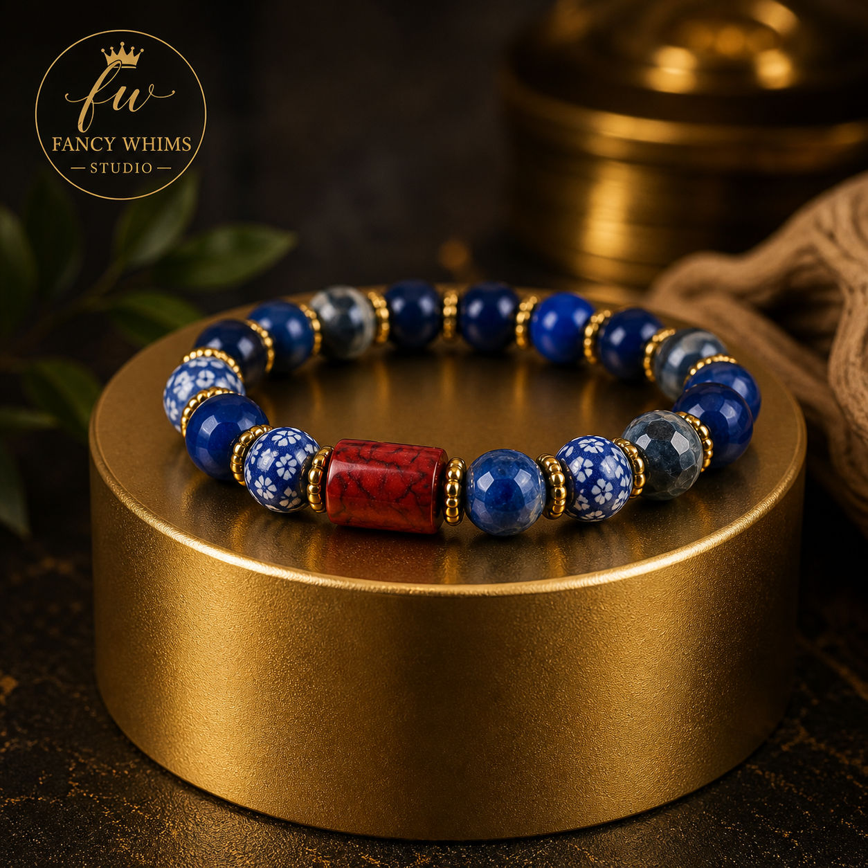 Crimson Heart Bracelet