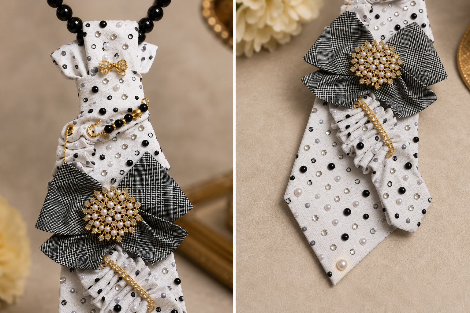 Silver Empress Necklace Tie