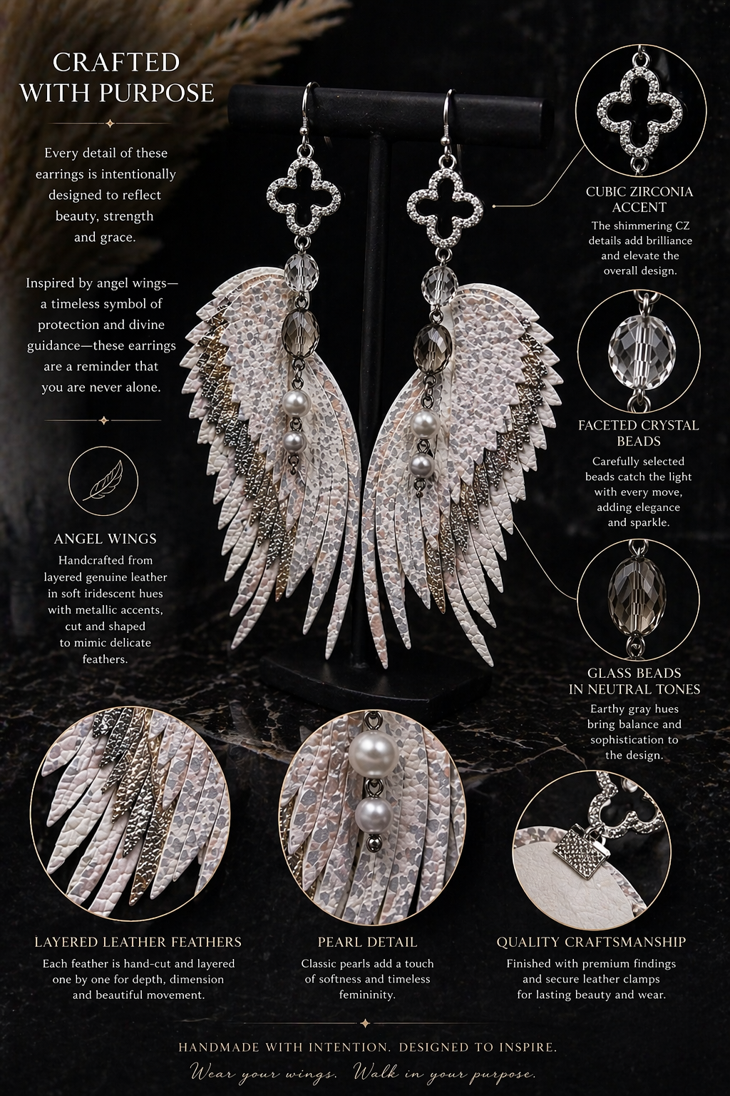 Guided Grace Wing Earrings