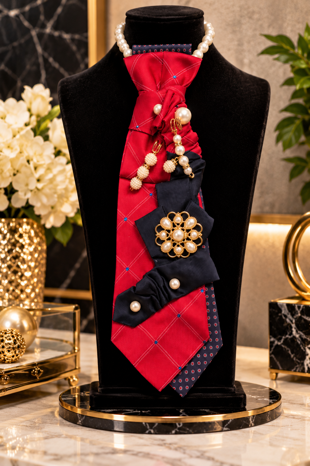 Scarlet Rouge Necklace Tie