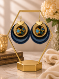 Blue Magnolia Earrings