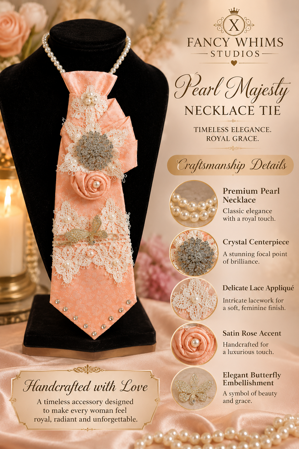 Pearl Majesty Necklace Tie