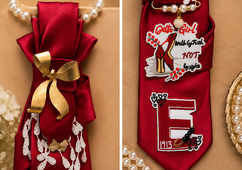 Ruby Reign Necklace Tie