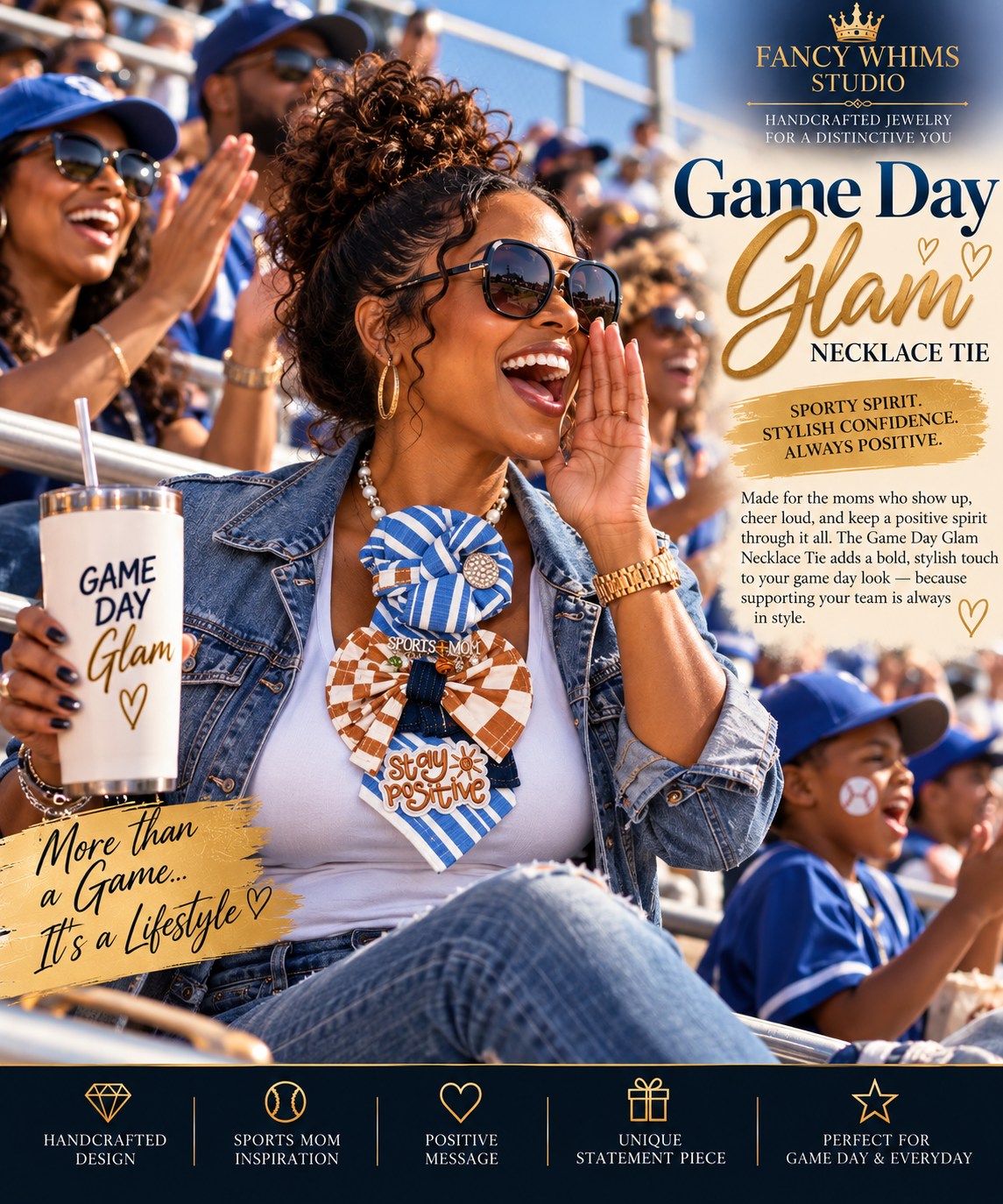 Game Day Glam Necklace Tie