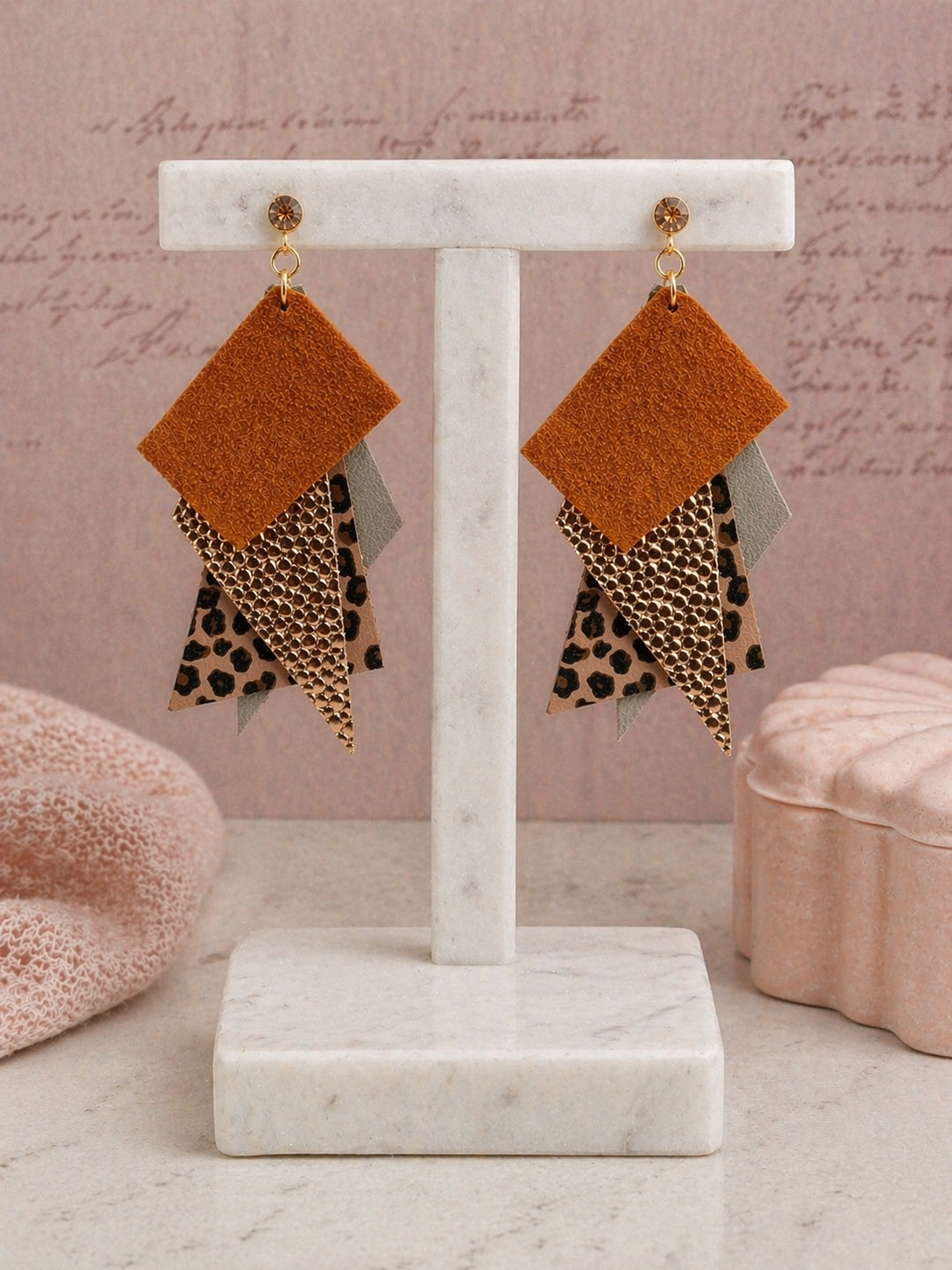 Golden Edge Earrings