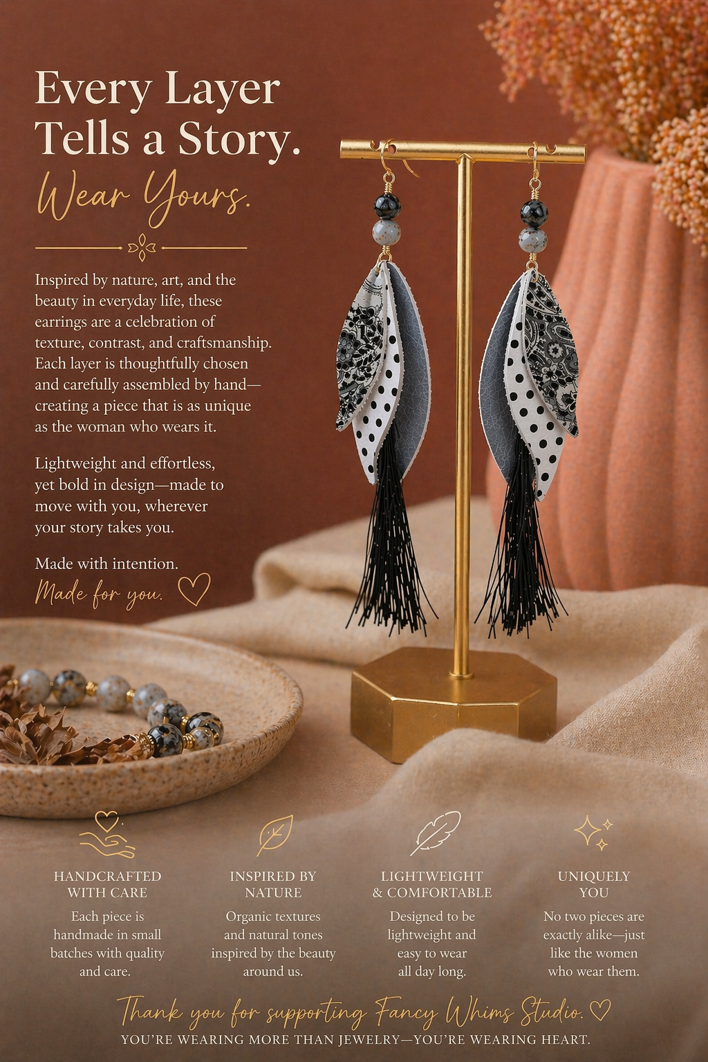 Storyline Fringe Earrings
