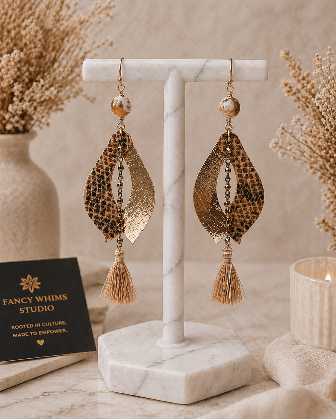 Golden Muse Earrings