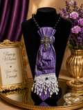 Amethyst Crown Necklace Tie