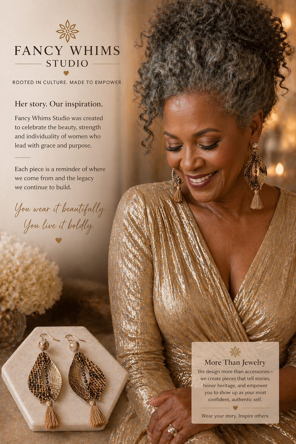 Golden Muse Earrings