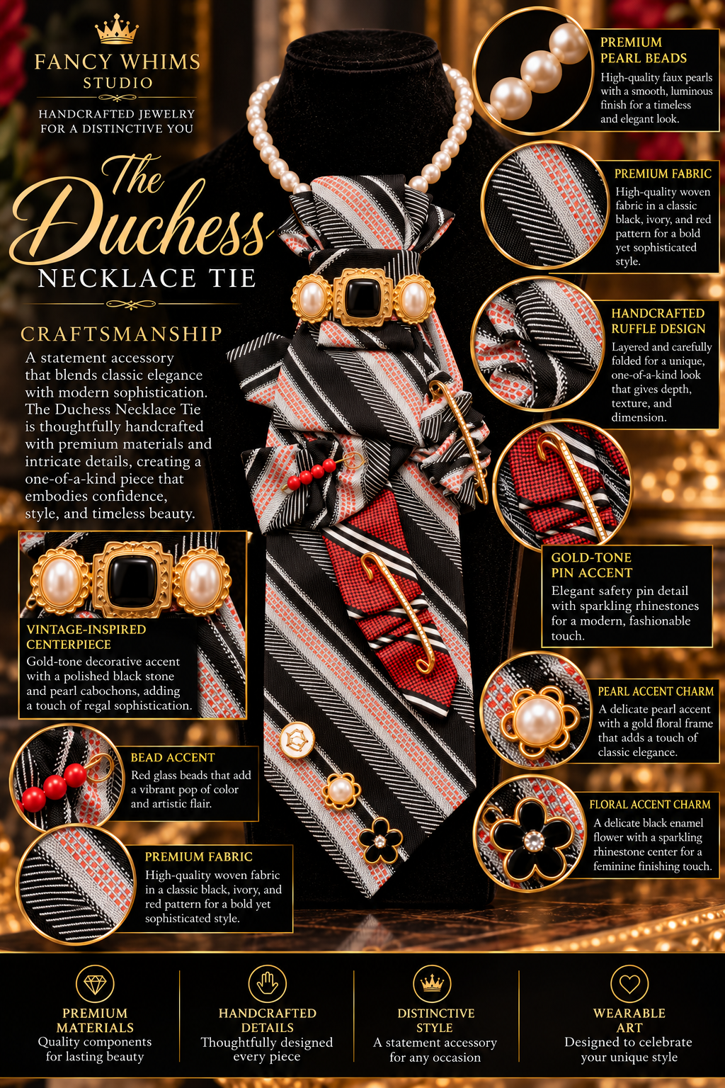 The Duchess Necklace Tie