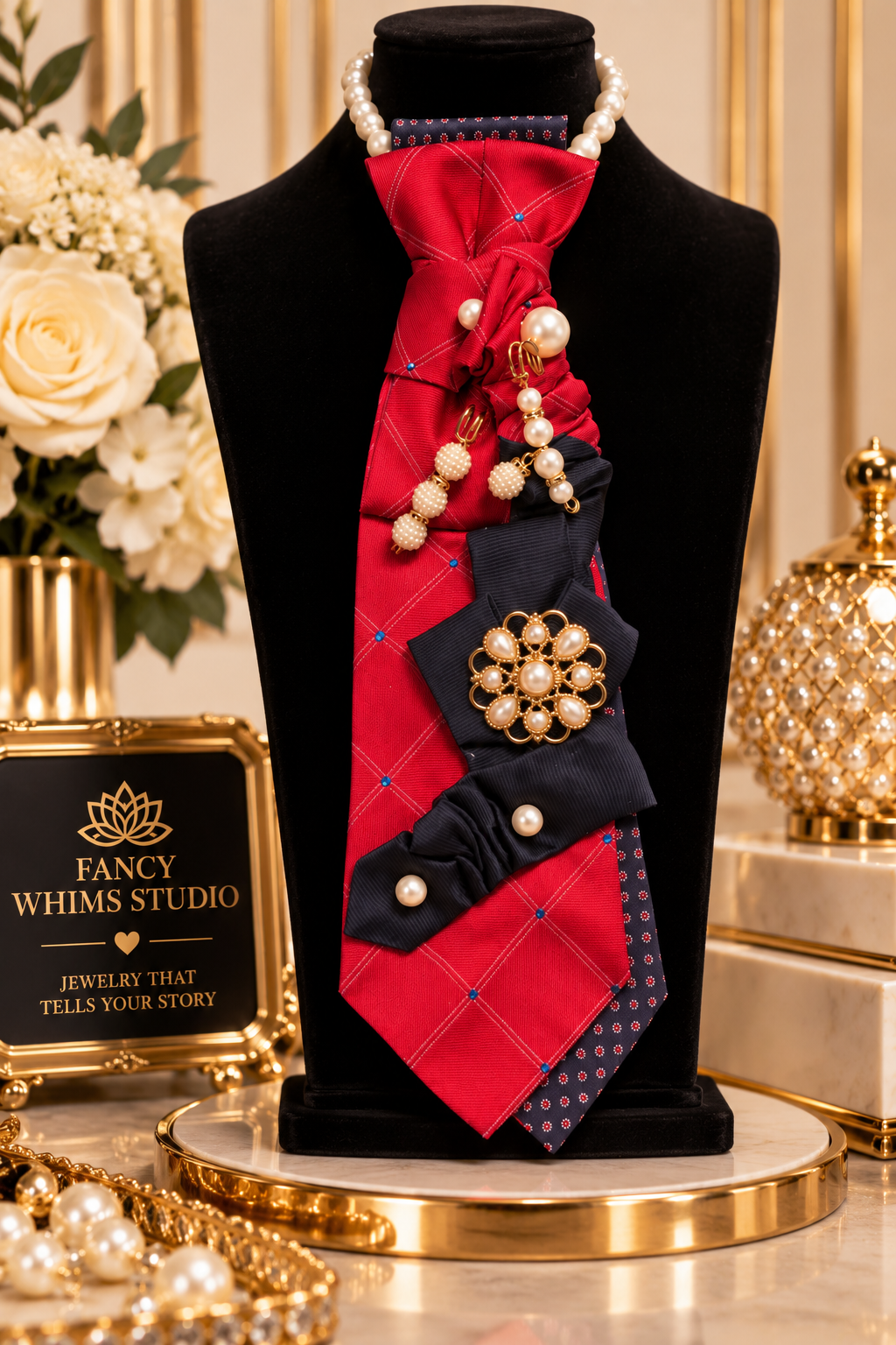 Scarlet Rouge Necklace Tie