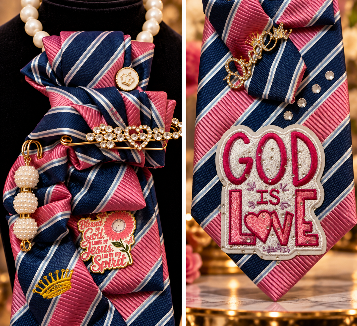 Crowned in Faith Necklace Tie