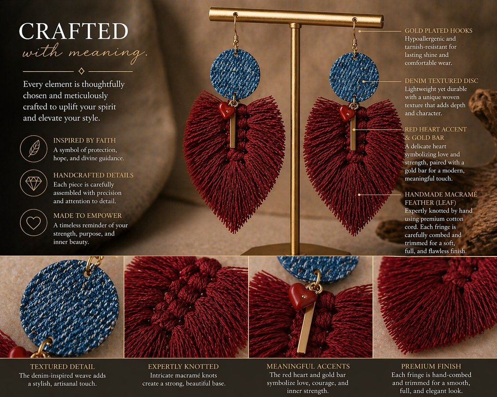 Crimson Heart Jewelry Set