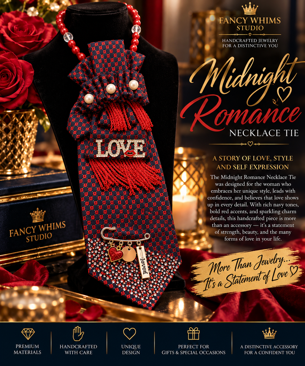 Midnight Romance Necklace Tie