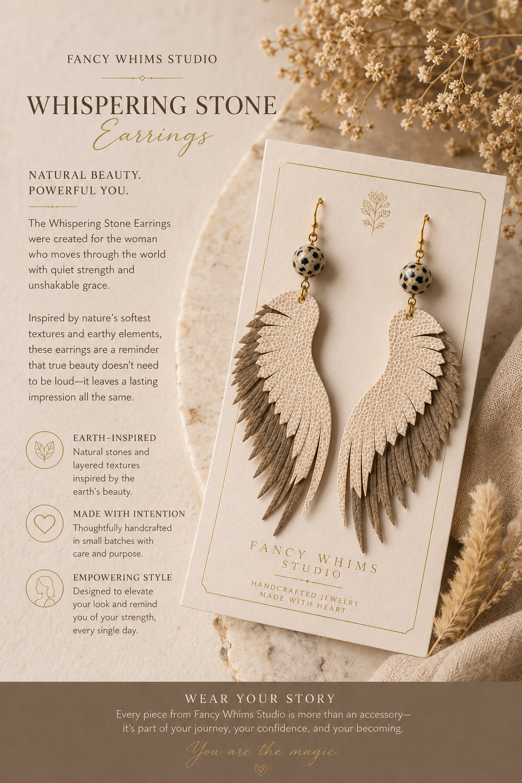 Whispering Stone Earrings