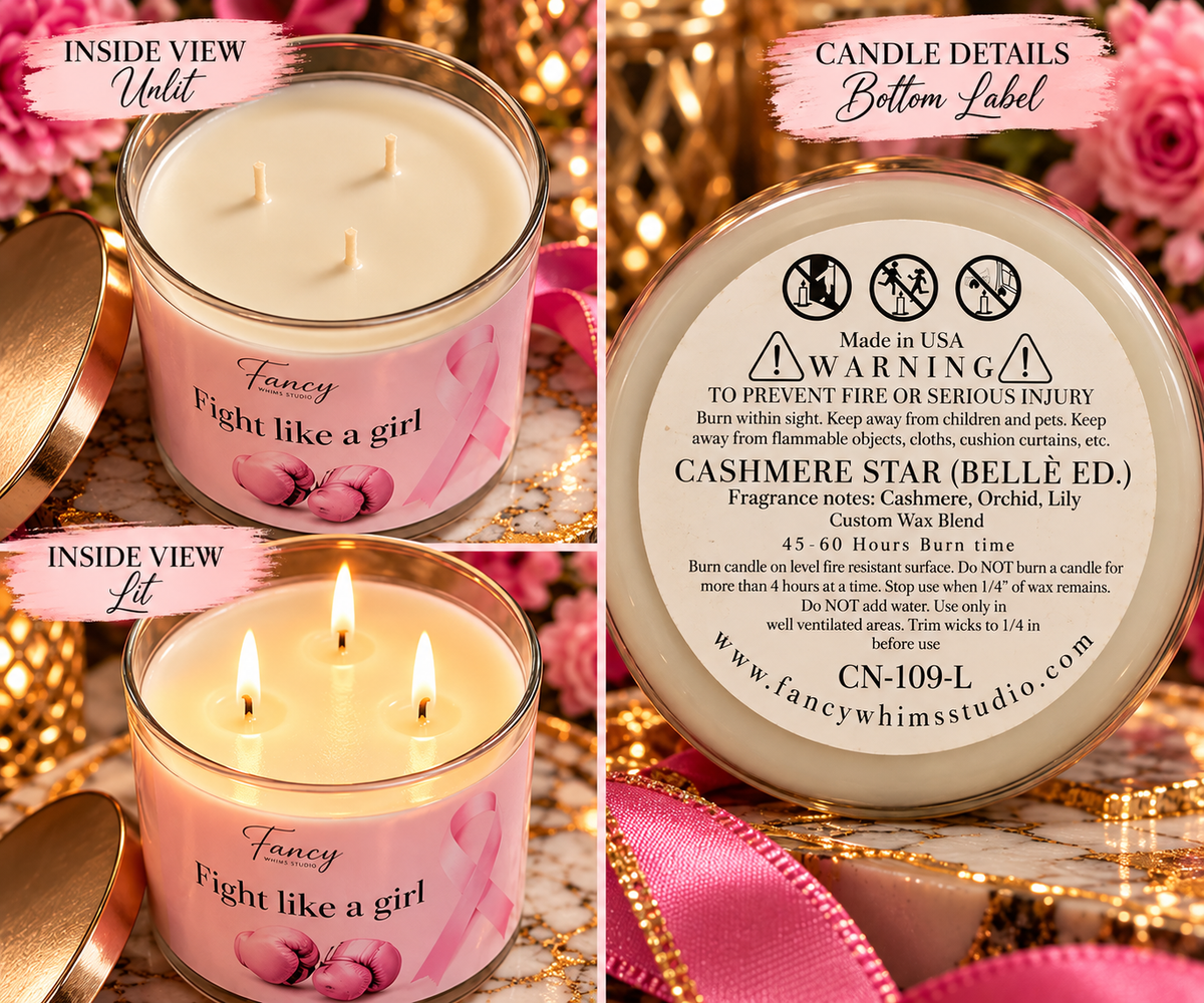 Fight Like a Girl Candle