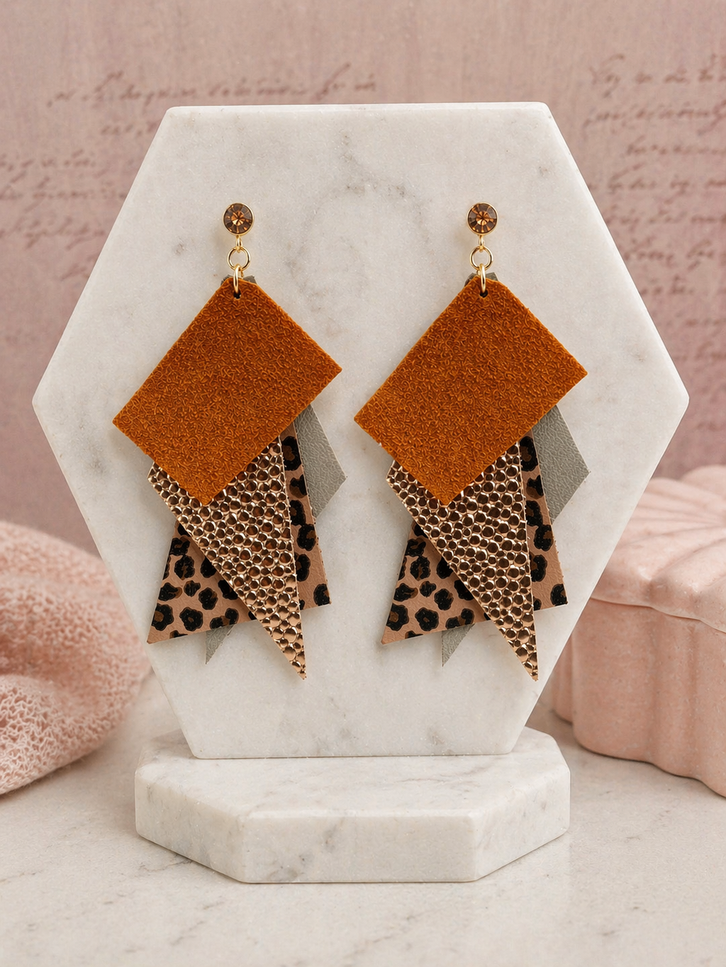 Golden Edge Earrings