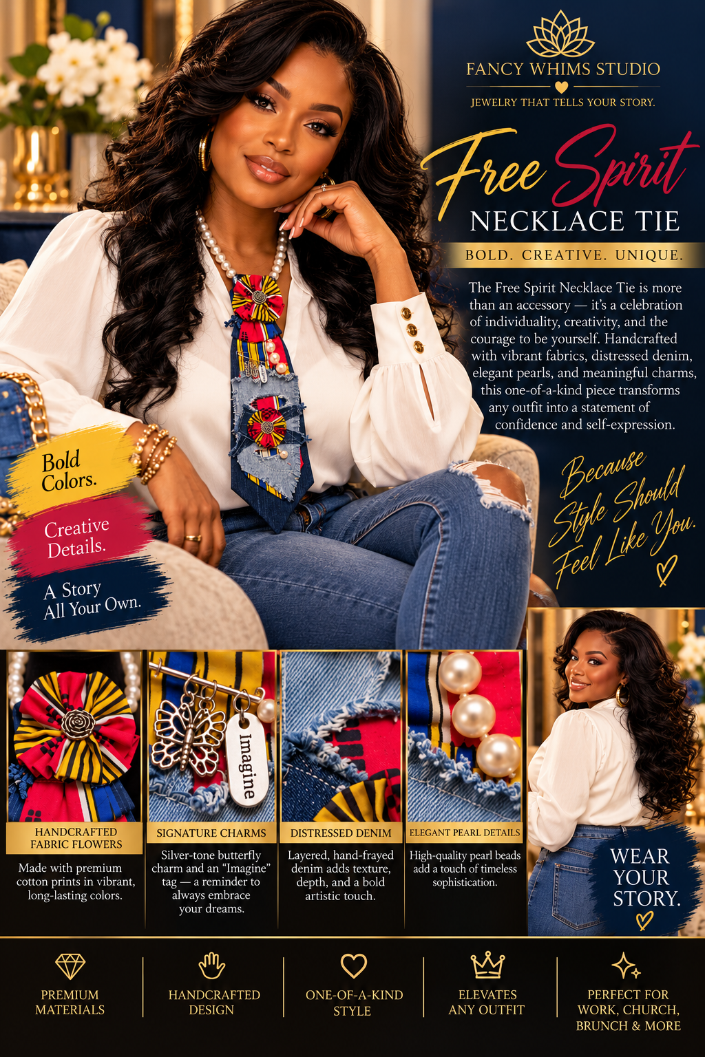 Free Spirit Necklace Tie