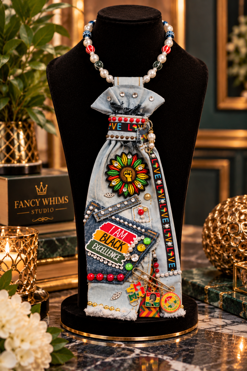 Black Excellence Necklace Tie