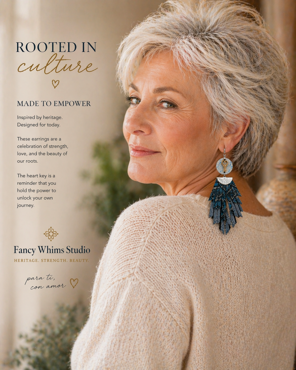 Indigo Muse Earrings